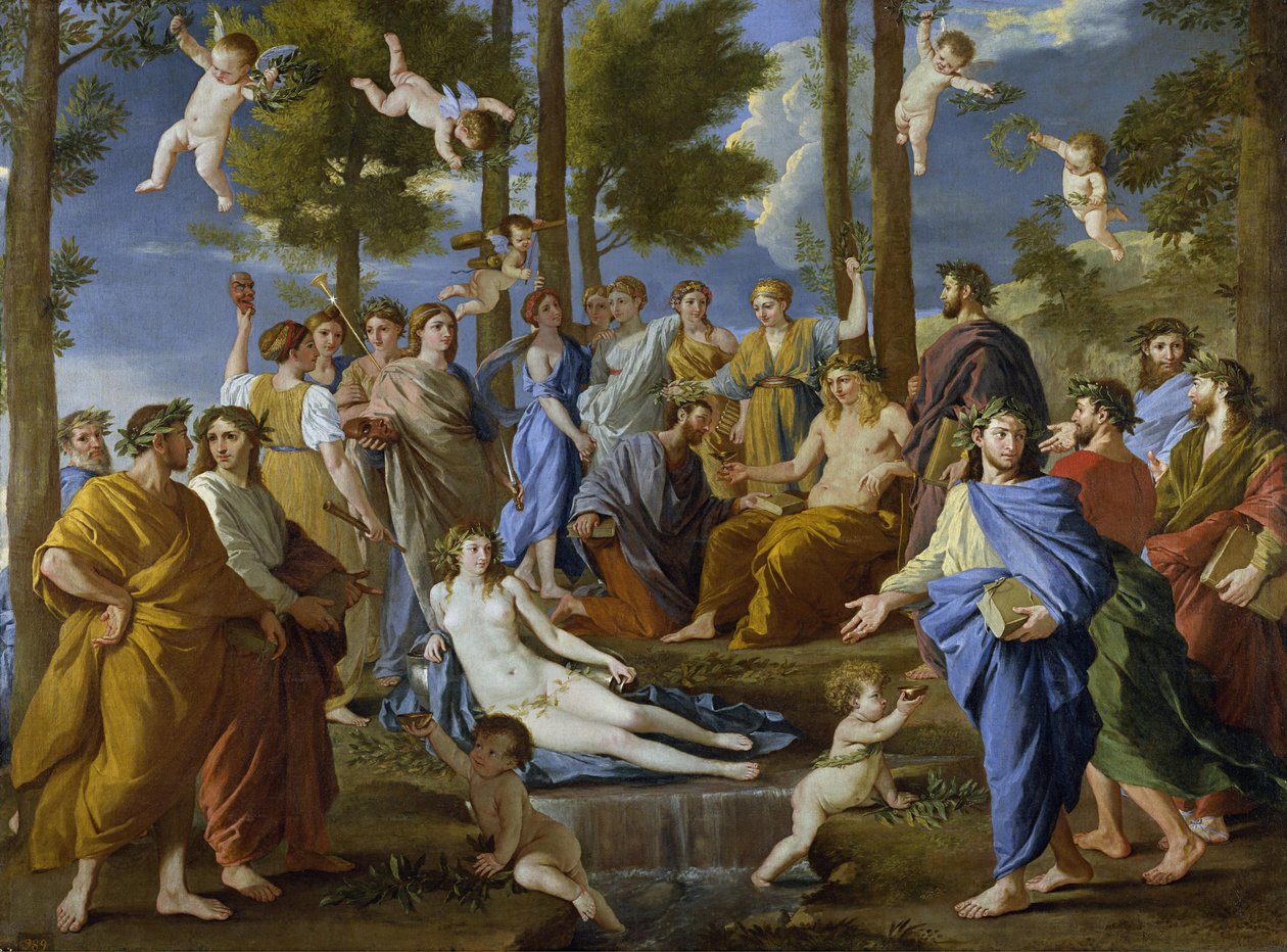 Parnassus af Nicolas Poussin