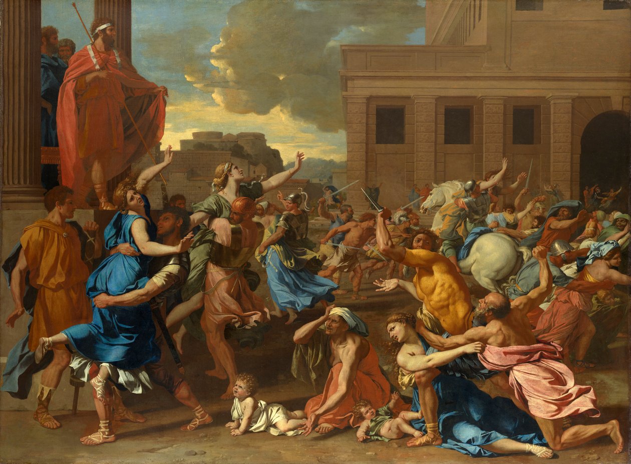 Røveri af Sabine -kvinderne af Nicolas Poussin