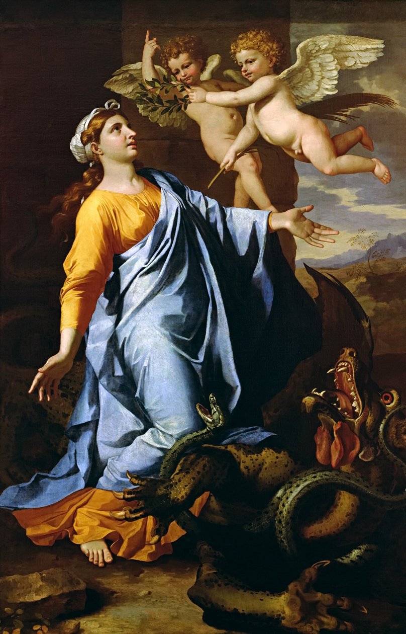 St. Margaret, af 1638. af Nicolas Poussin