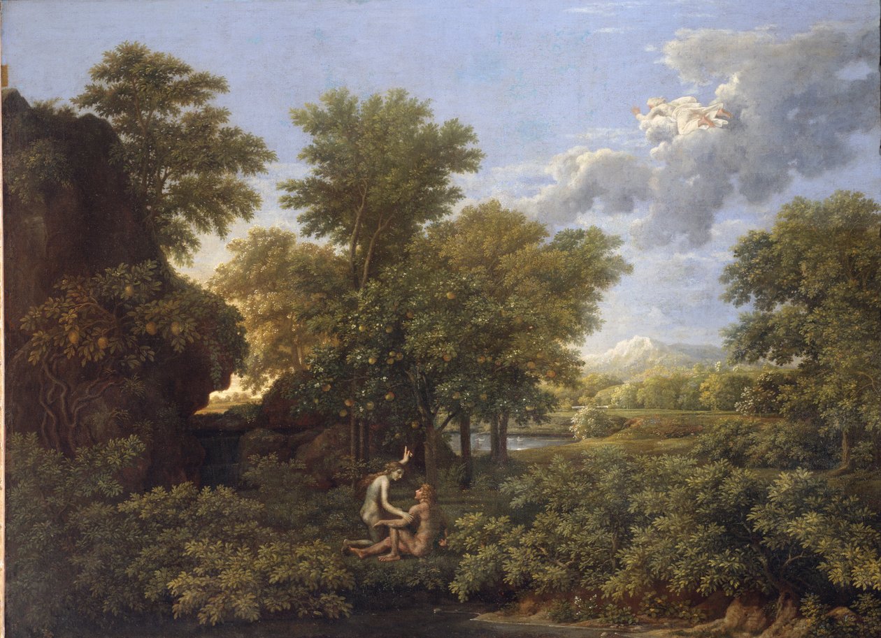 Forår eller Jordens paradis af Nicolas Poussin