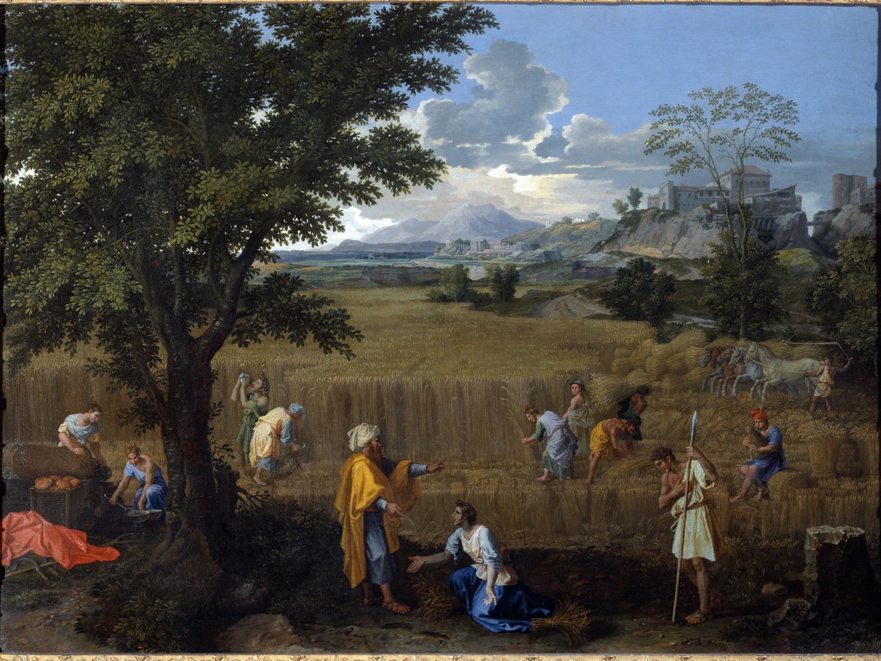 Summer or Ruth and Boazdani af Nicolas Poussin