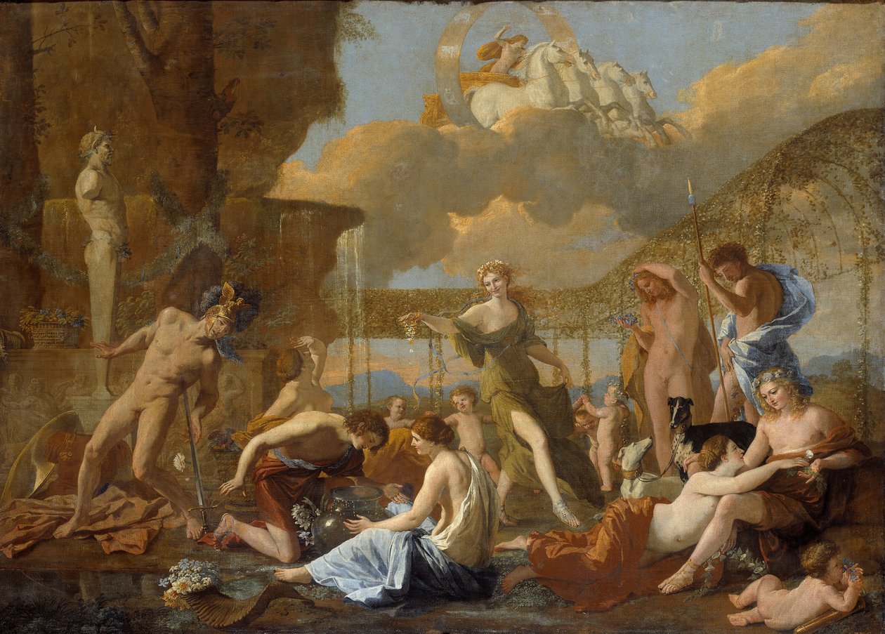 Floraens rige af Nicolas Poussin