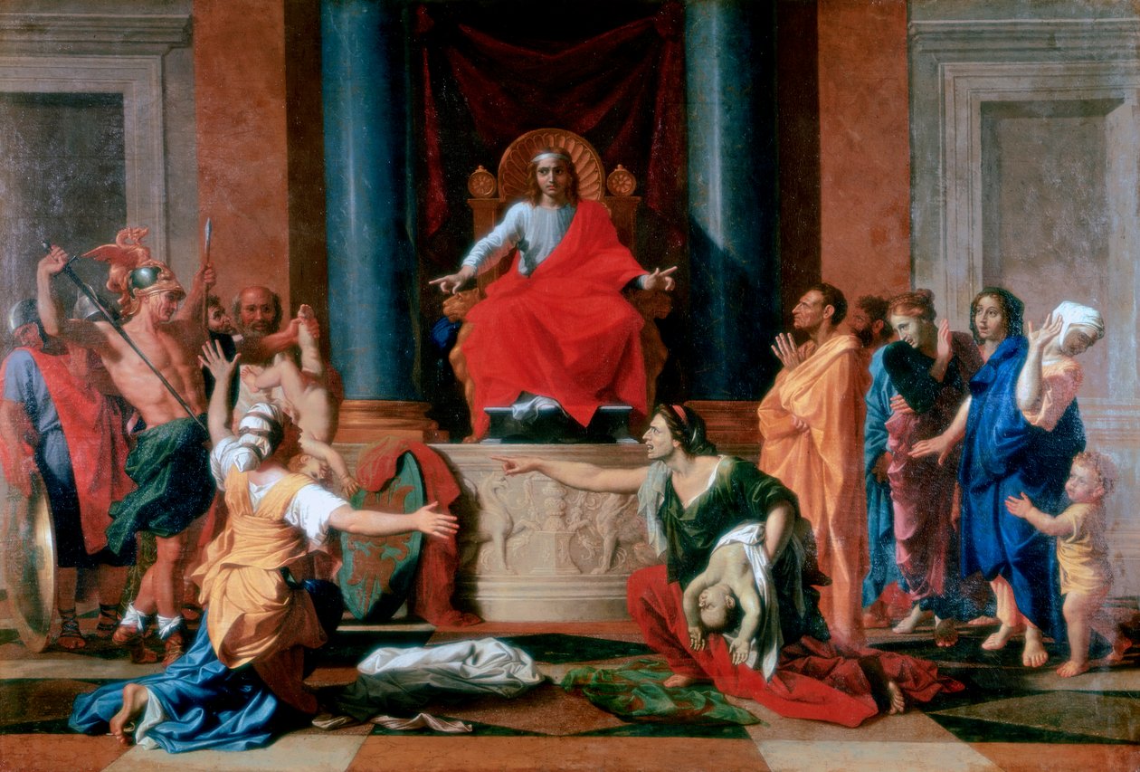 Salomons dom, 1649 af Nicolas Poussin