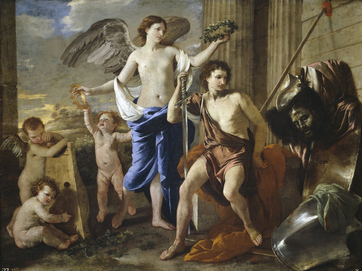 Davids triumf, 1630 af Nicolas Poussin