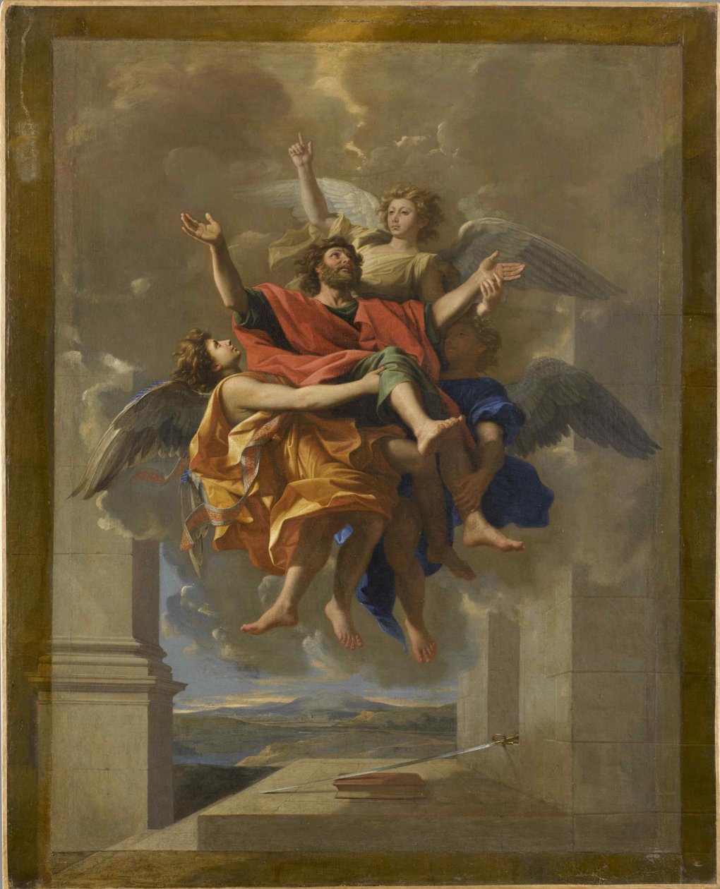 Sankt Pauls ekstase, 1650. af Nicolas Poussin
