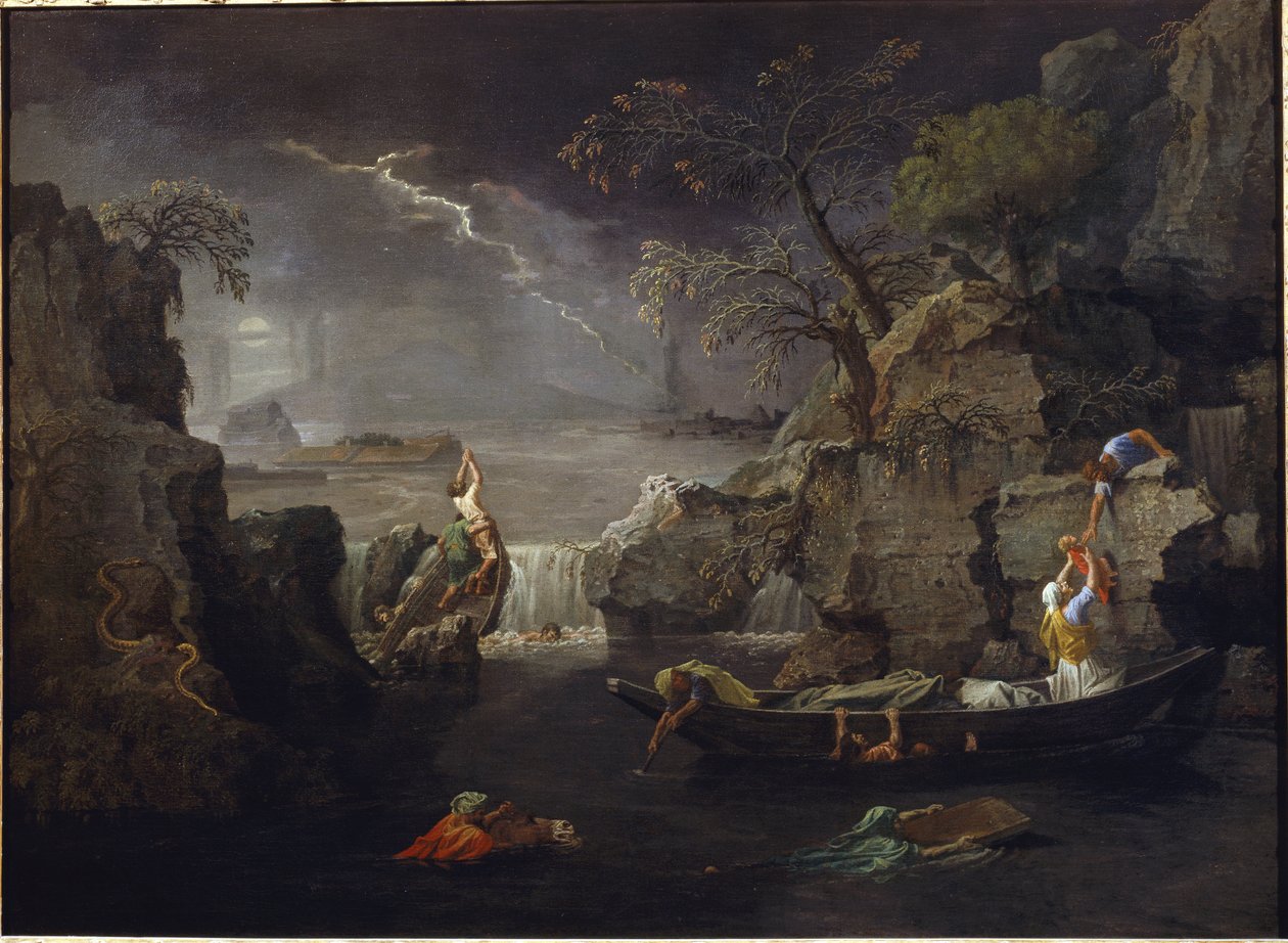 Vinter eller syndflod af Nicolas Poussin