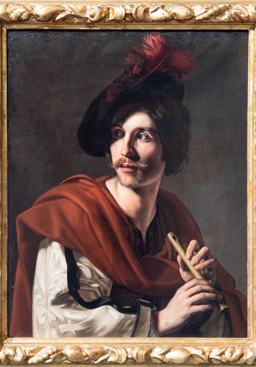 Fløjtespiller af Nicolas Tournier