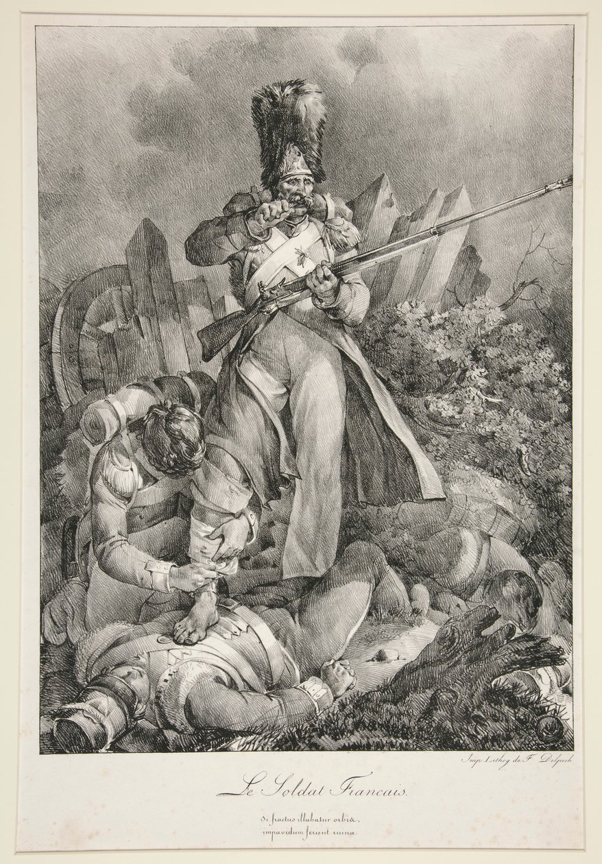 Den franske soldat af Nicolas Toussaint Charlet