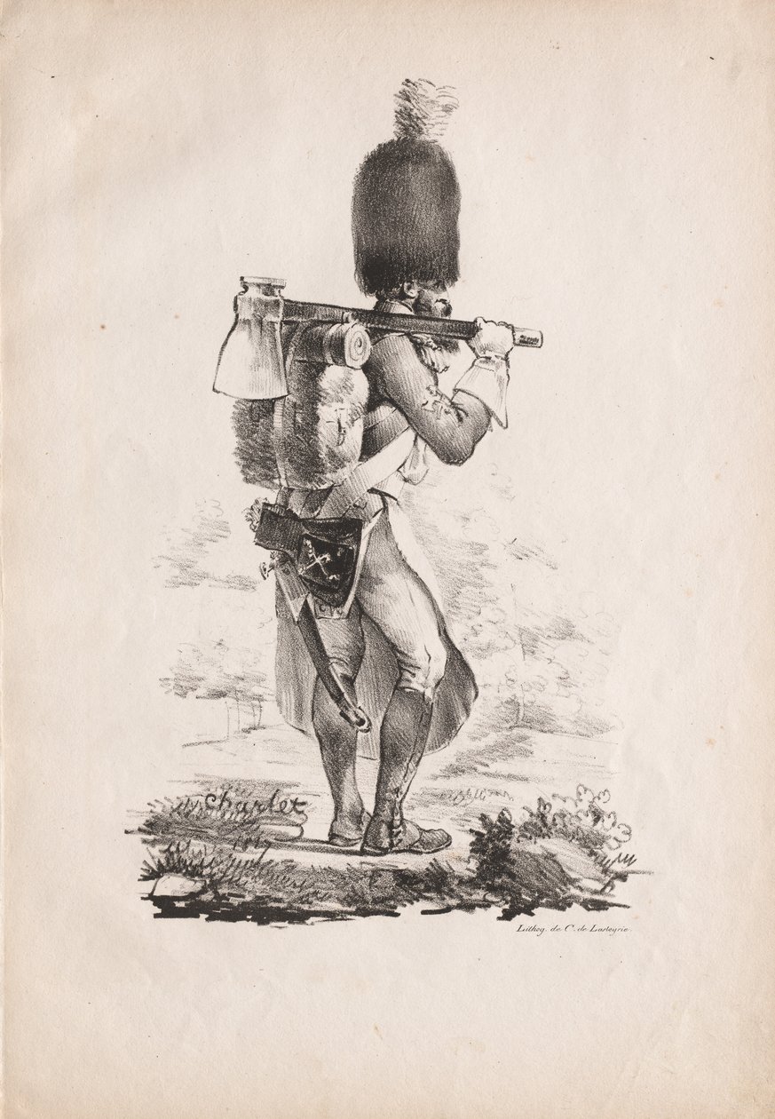Militære kostumer: Infanteri Sapper af Nicolas Toussaint Charlet