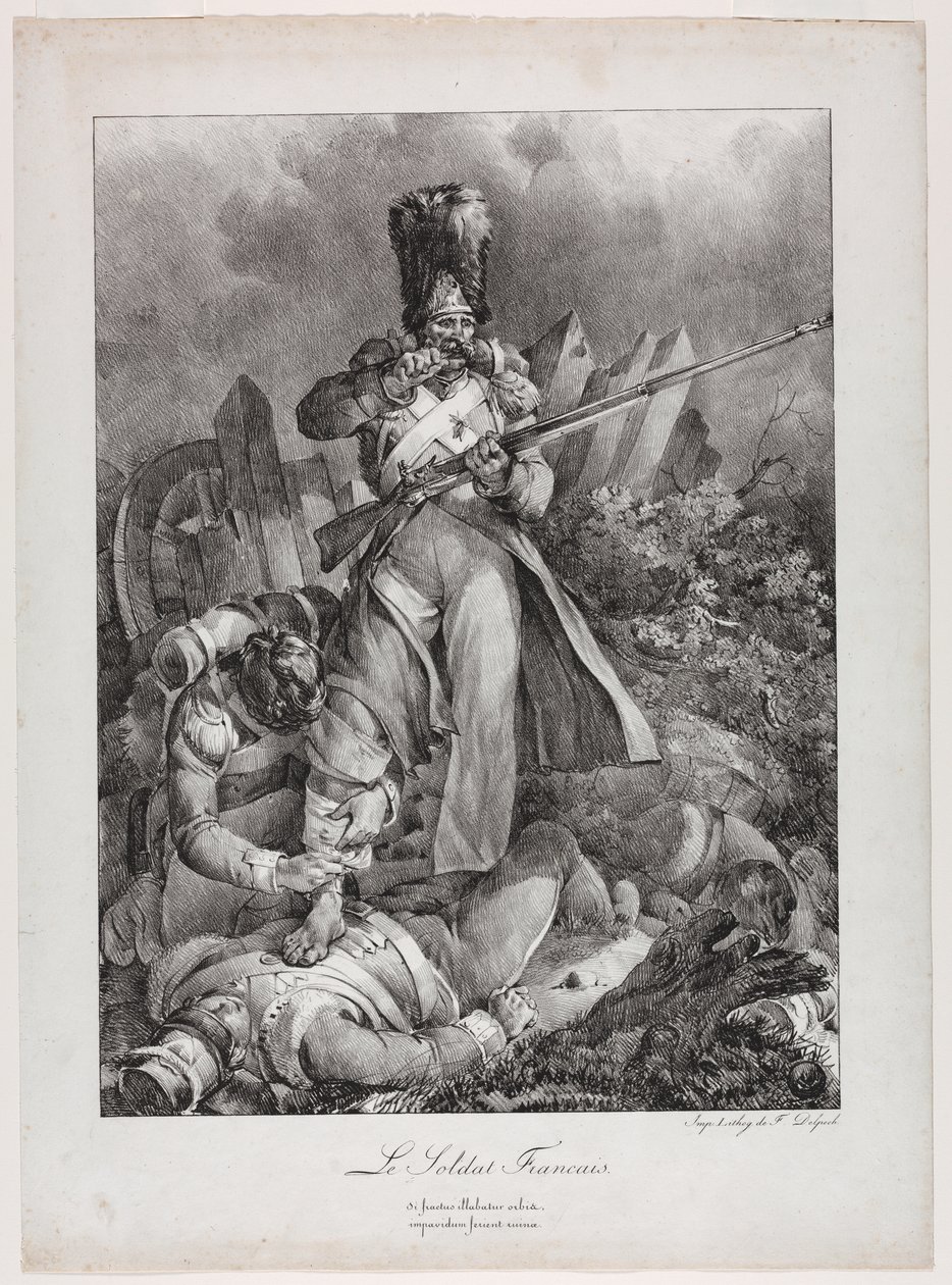Den franske soldat af Nicolas Toussaint Charlet