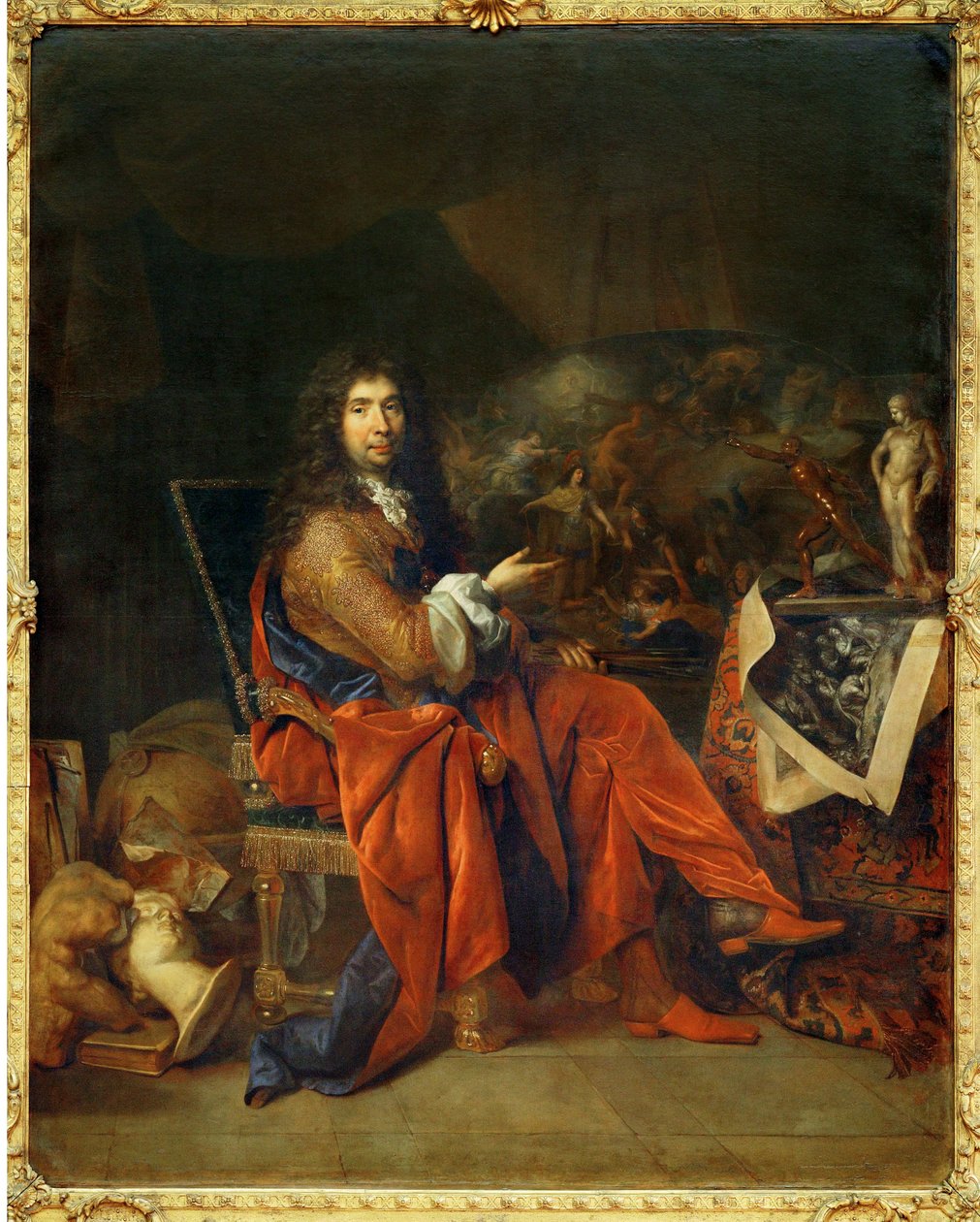 familie ... af Nicolas de (workshop) Largilliere