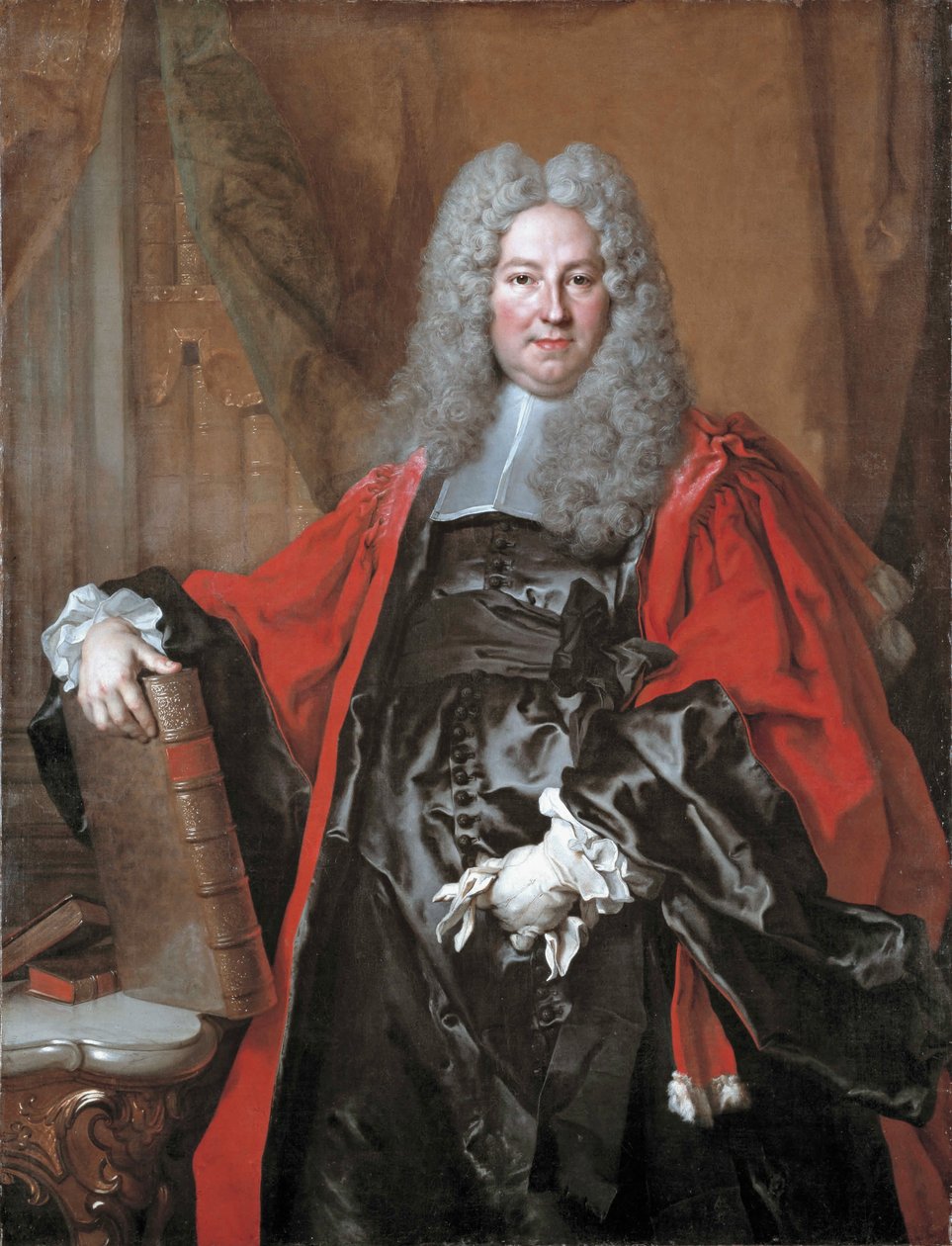 Portræt af Barthélemy-Jean-Claude Pupil af Nicolas de Largillière
