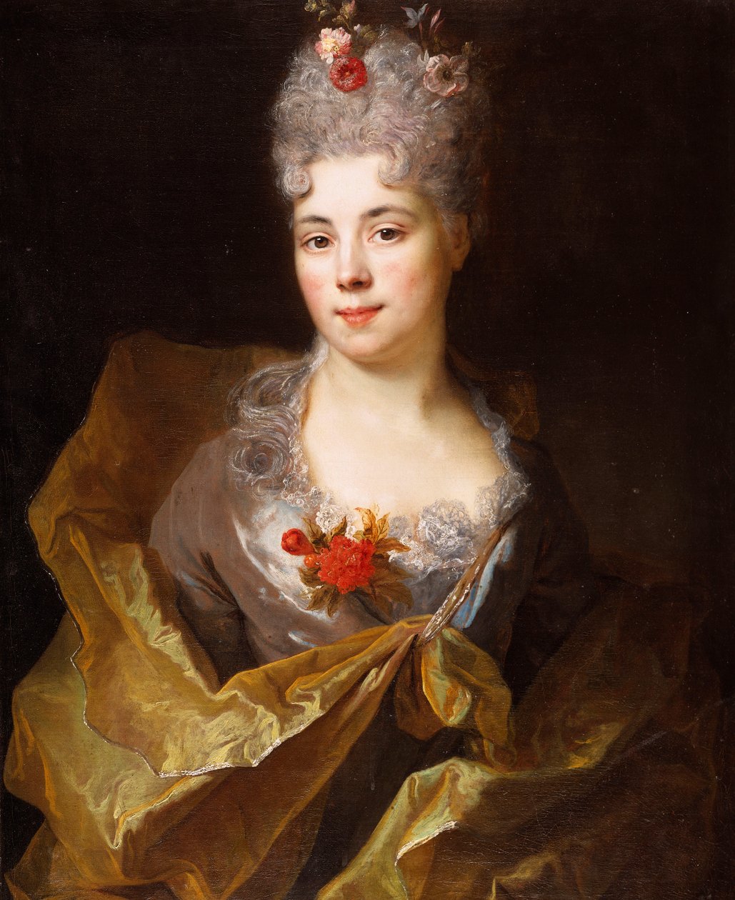 Portræt af en dame af Nicolas de Largillière