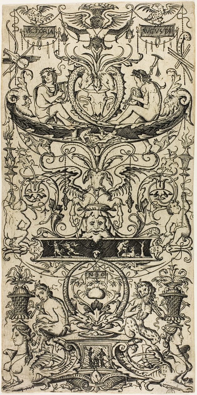 Ornamental Panel: Victoria Augusta af Nicoletto da Modena