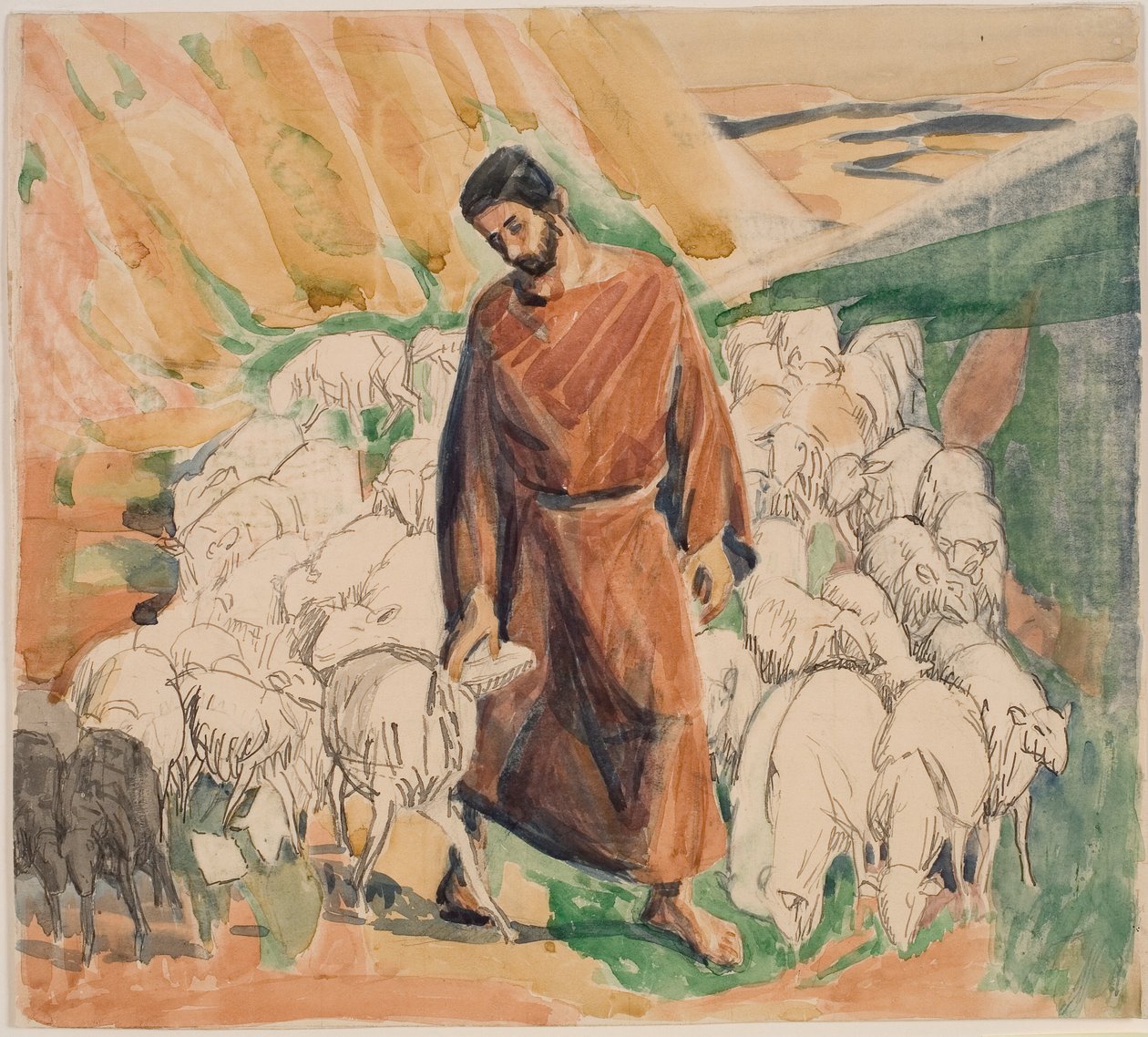 Den gode hyrde af Niels Larsen Stevns
