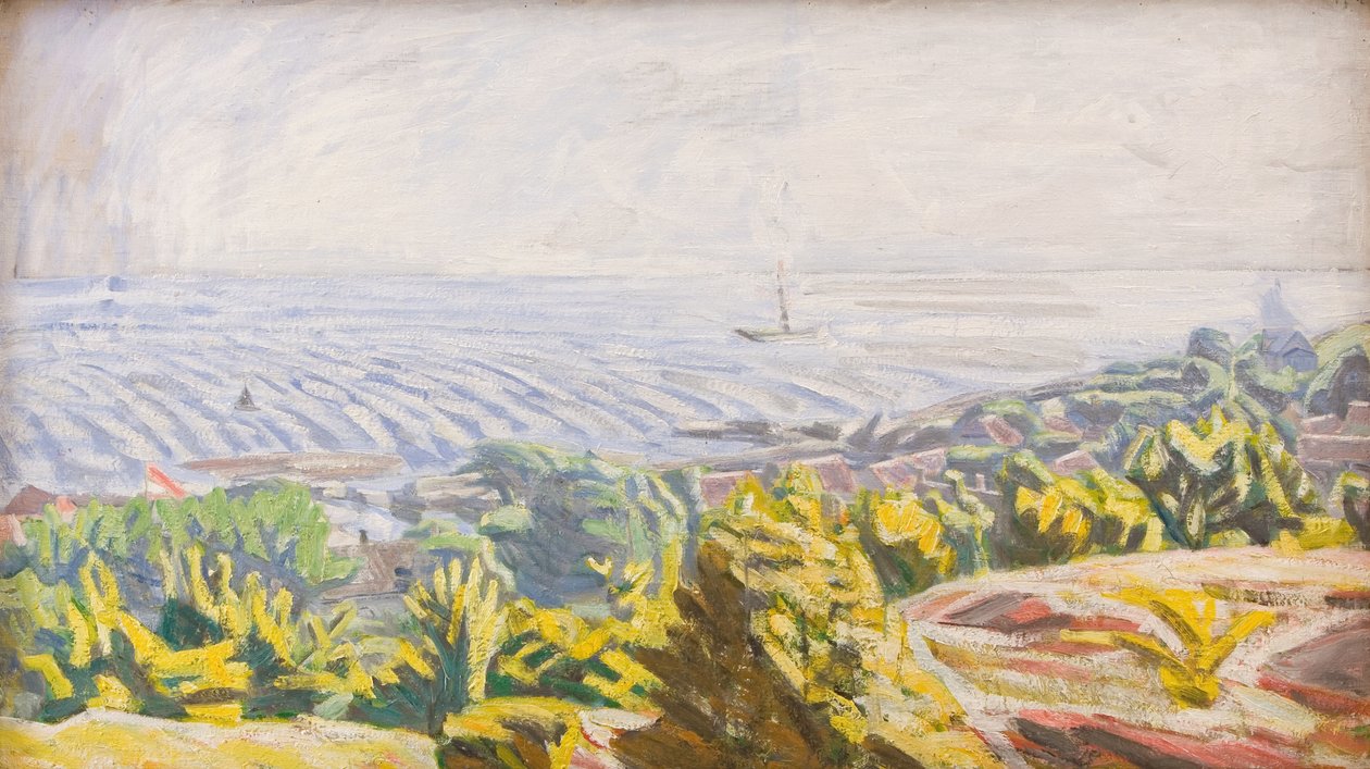 View from Bokul, Gudhjem af Niels Larsen Stevns