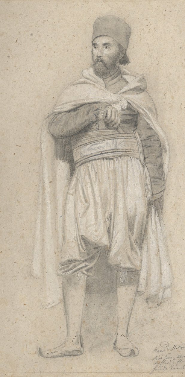 En tyrkisk kriger, 1843. af Niels Simonsen
