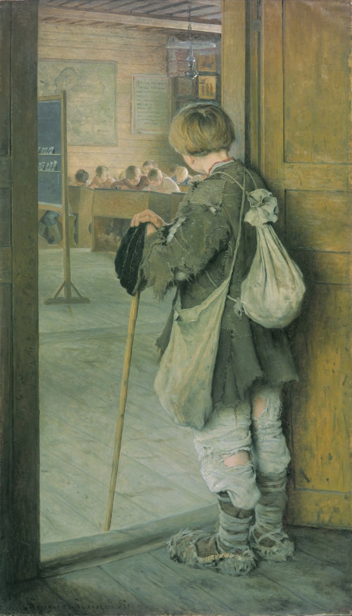 På skoletærsklen af Nikolai Petrovich Bogdanov Belsky