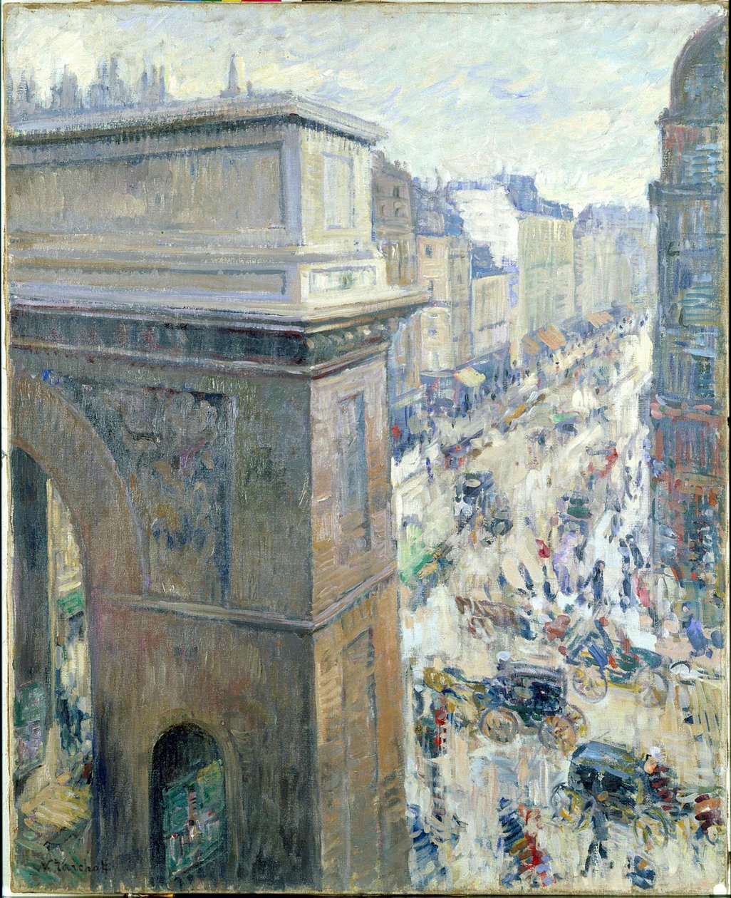 Porte Saint-Martin, ca. 1902. af Nikolai Alexandrovich Tarkhov