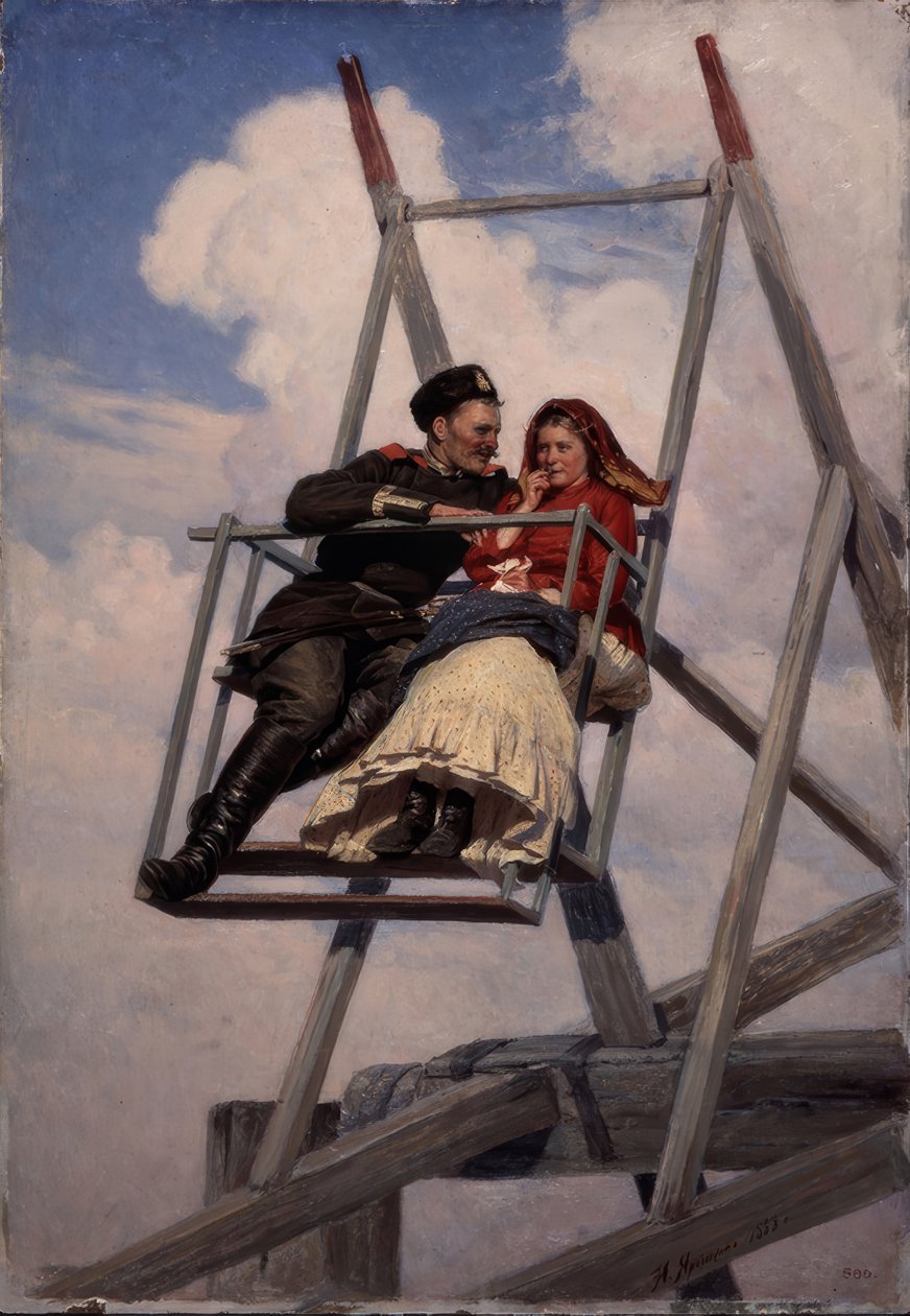 På Gyngen af Nikolai Alexandrovich Yaroshenko