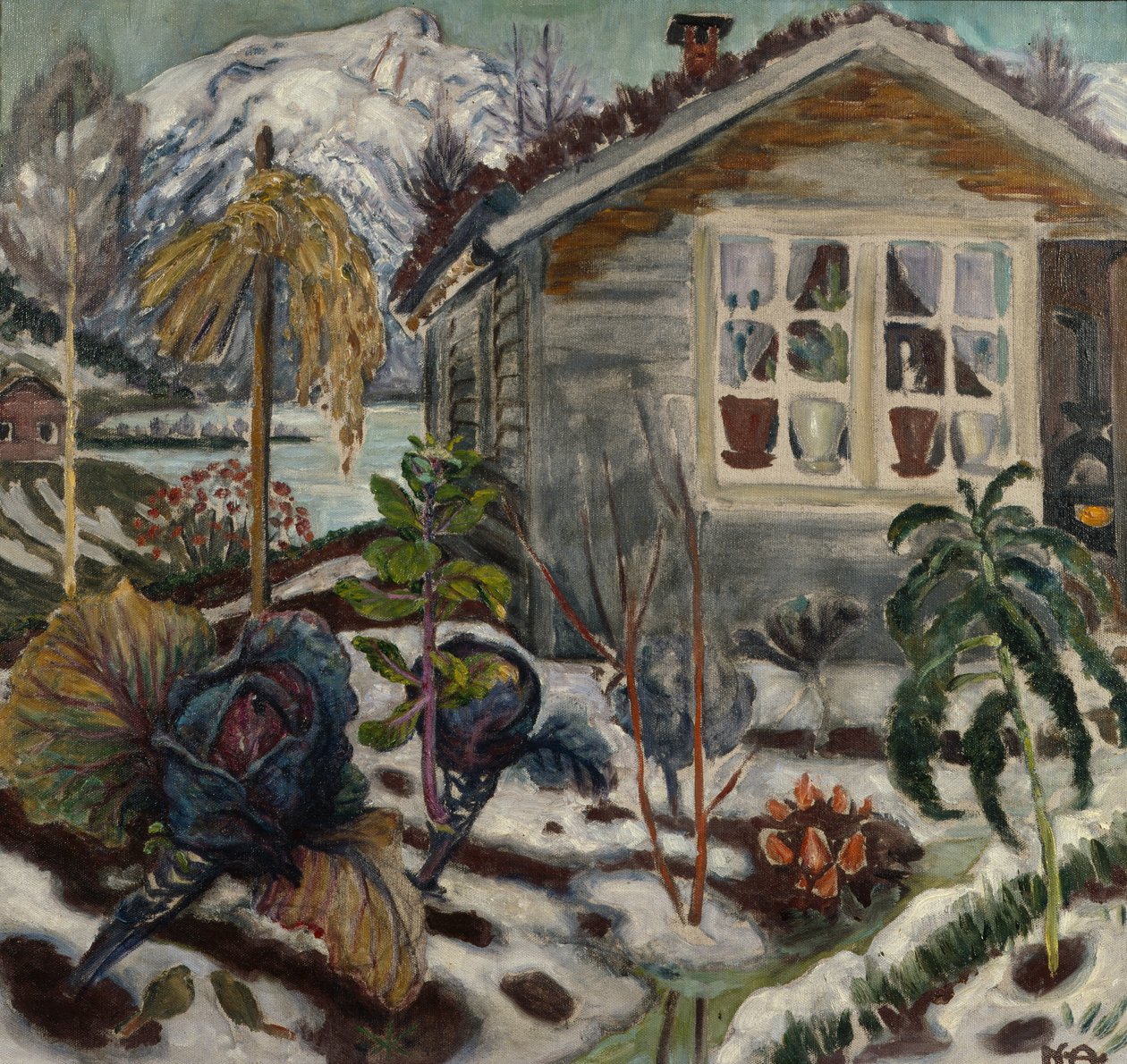 Tidligt efterår (olie på lærred) af Nikolai Astrup