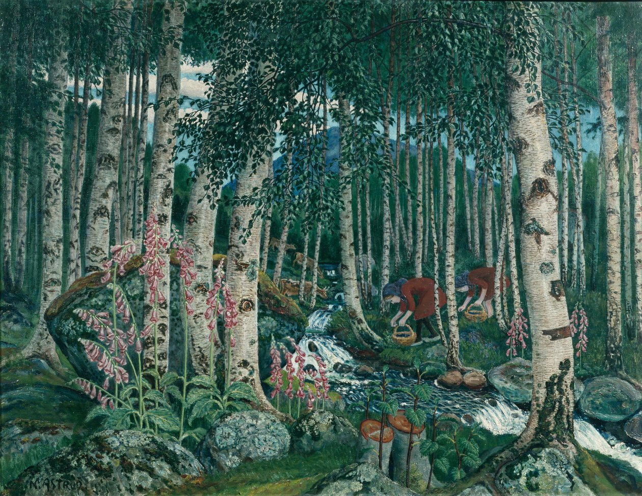 Rævehandsker af Nikolai Astrup