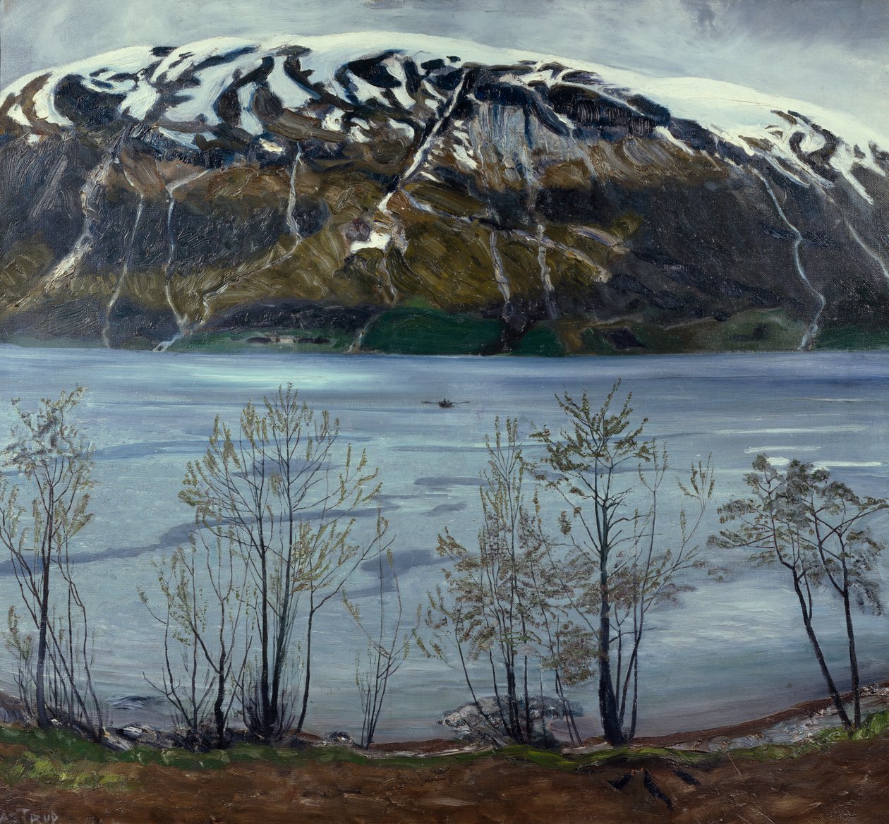 Grå forårsaften af Nikolai Astrup