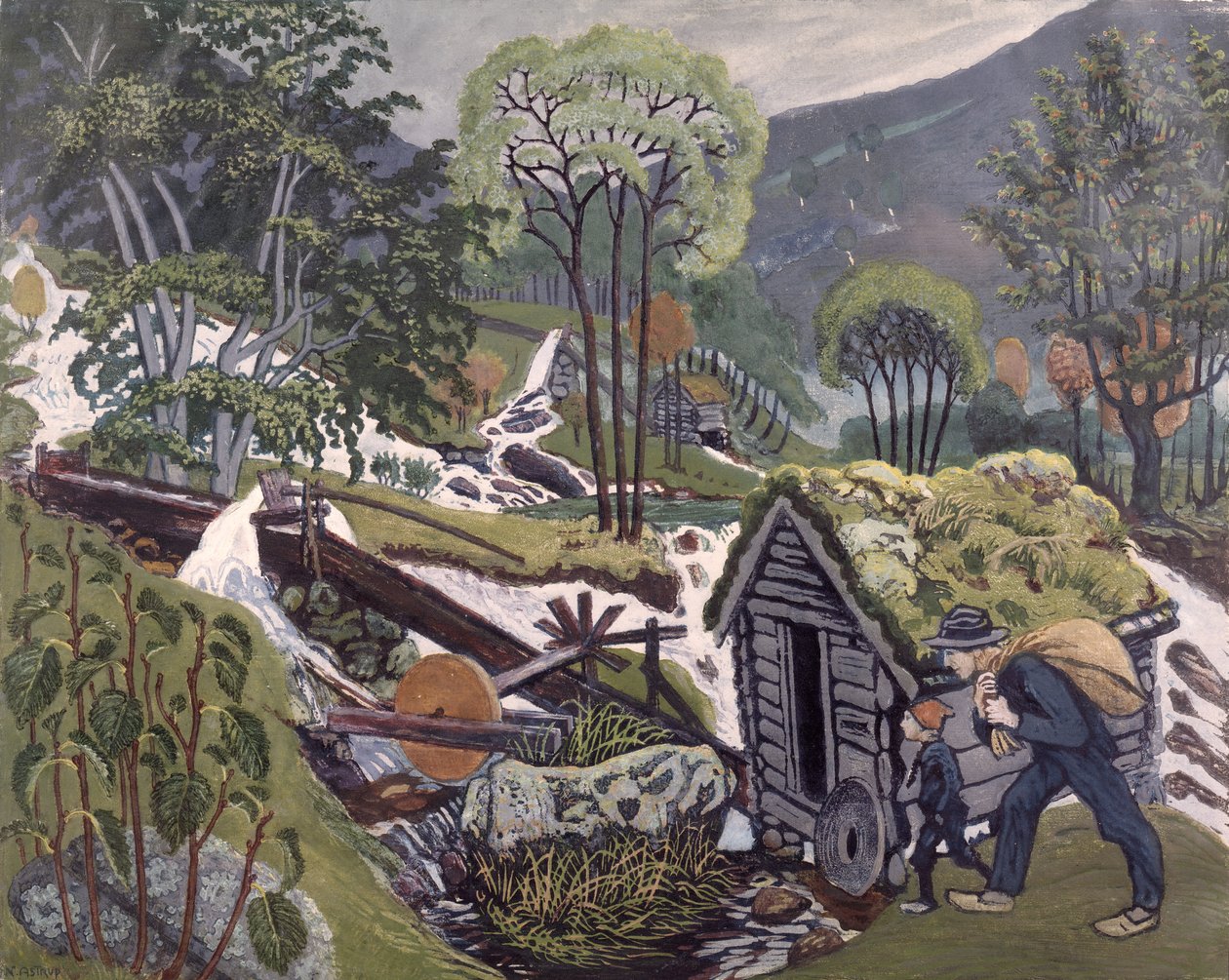 Kvennagong vand af Nikolai Astrup