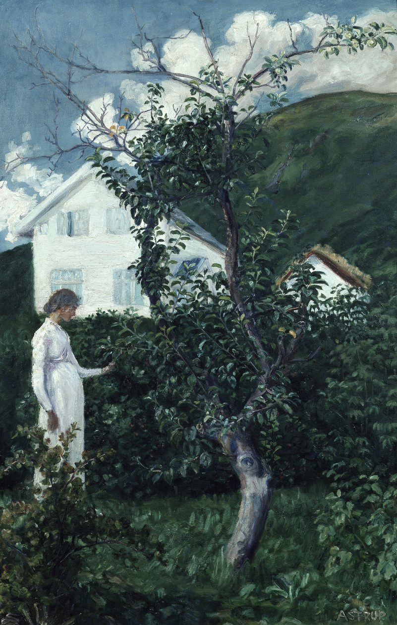 Sidste sommerdage, ca. 1911 (olie på lærred) af Nikolai Astrup