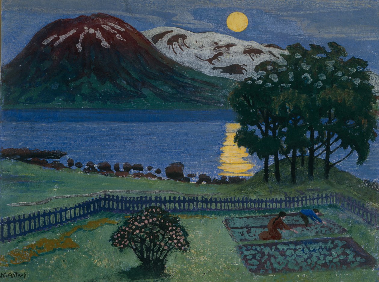 maj månen af Nikolai Astrup