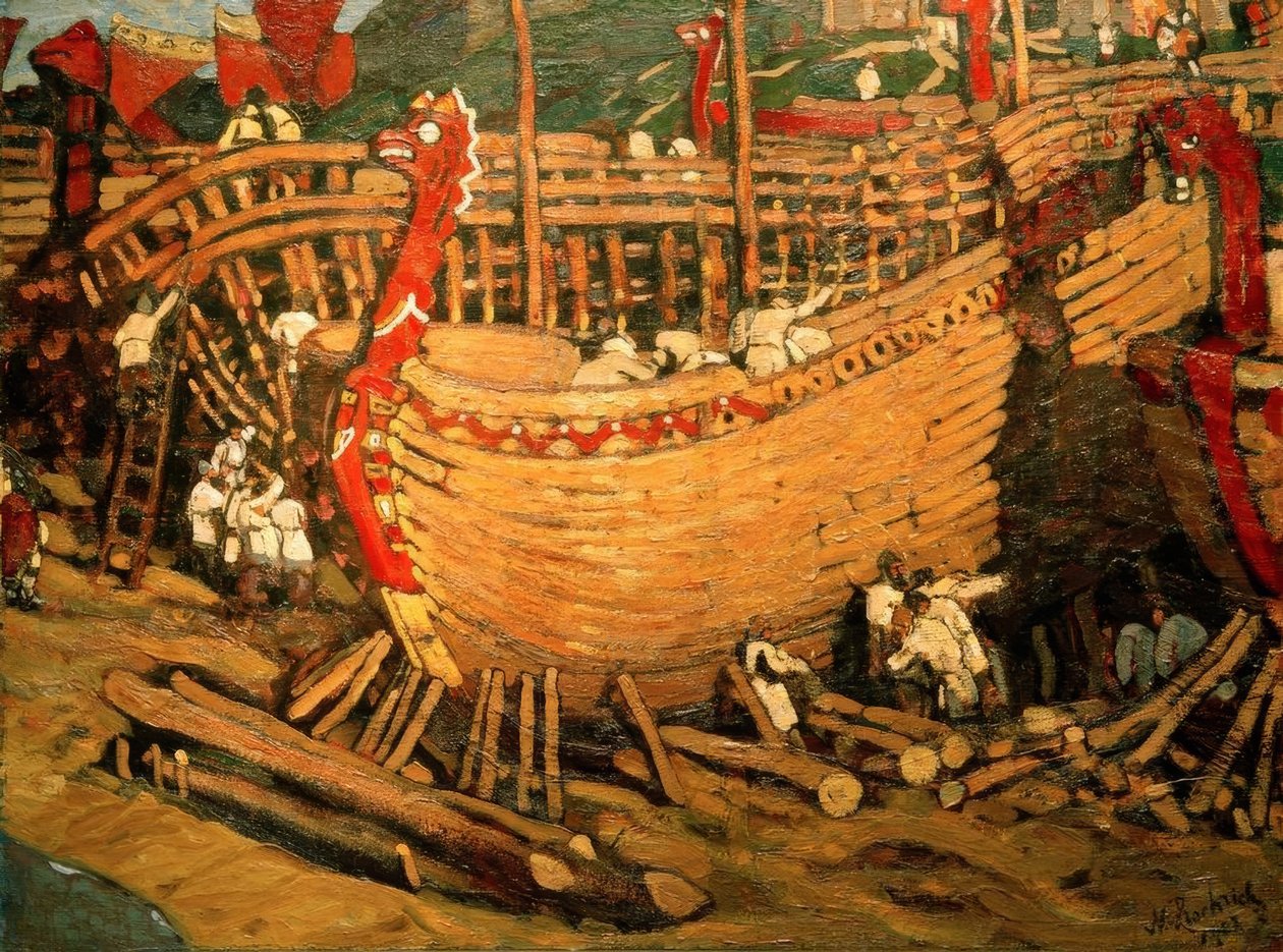 Konstruktion af skibe af Nikolai Konstantinowitsch Roerich