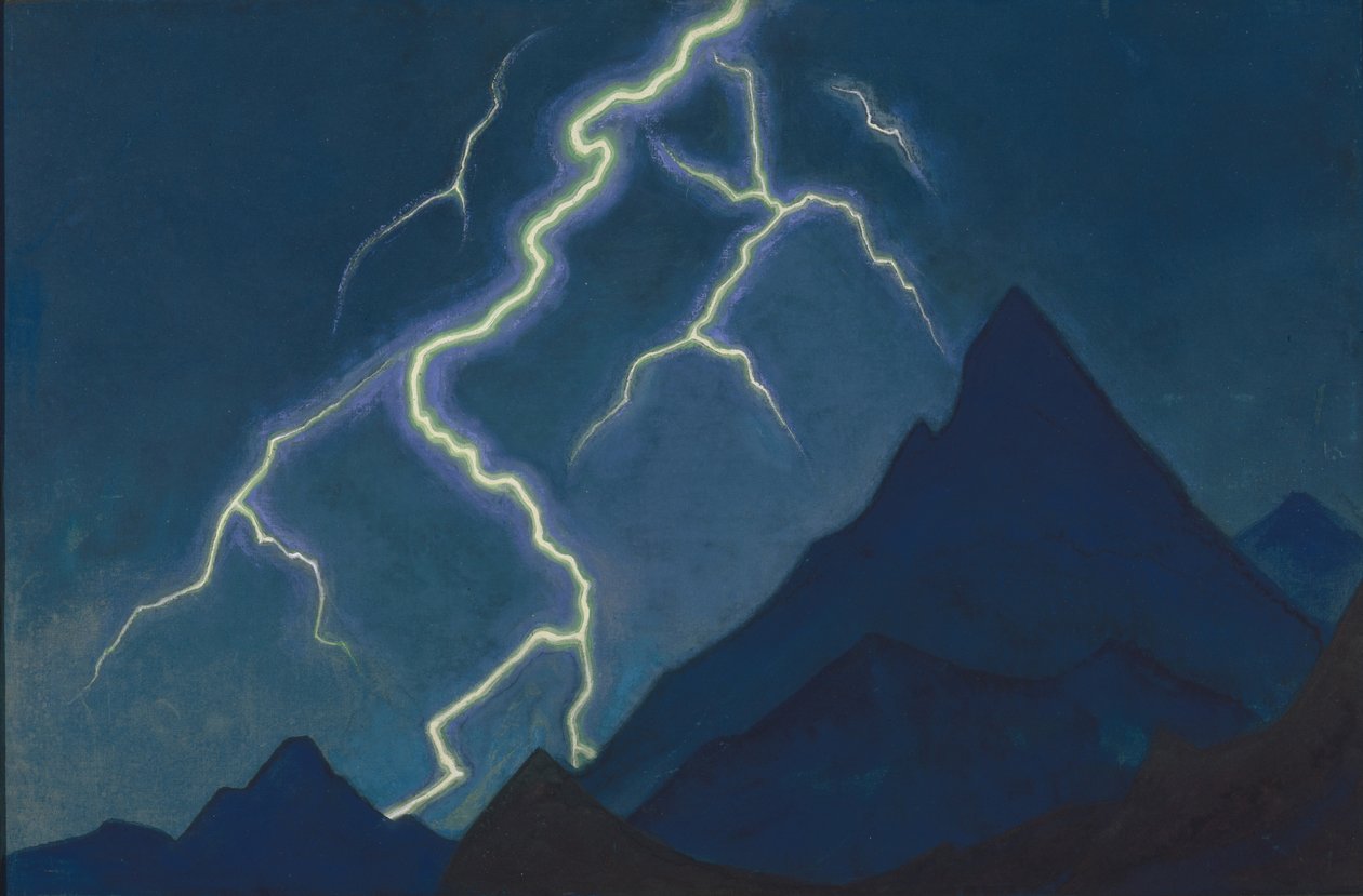 Himlens Kald. Lyn, 1935-1936 af Nikolai Konstantinowitsch Roerich