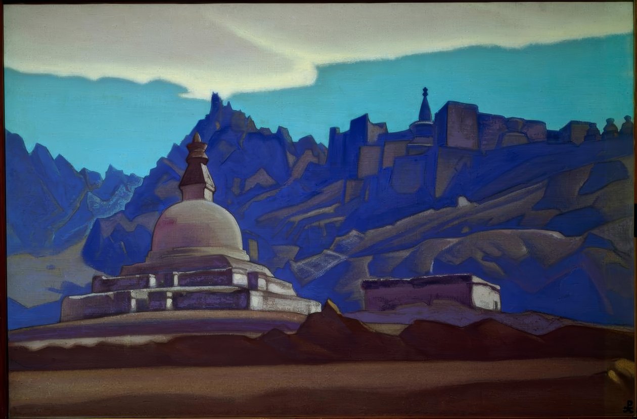 Grabbauten. Ladakh af Nikolai Konstantinowitsch Roerich
