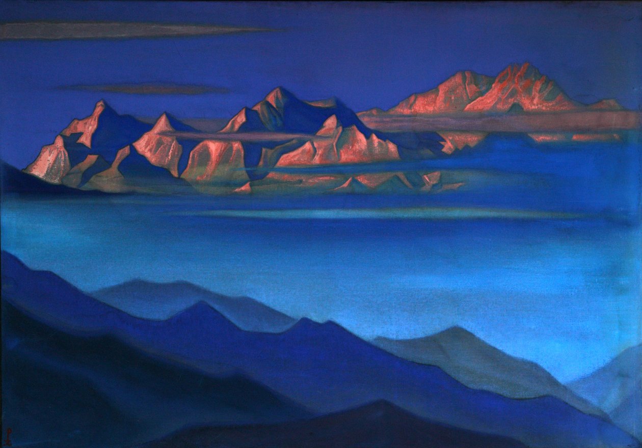 Kangchenjunga, 1944 af Nikolai Konstantinowitsch Roerich