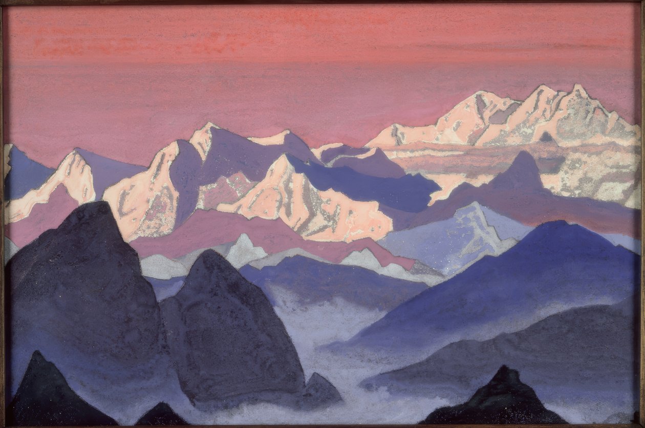 Kangchenjunga / maleri af N.K. Roerich af Nikolai Konstantinowitsch Roerich