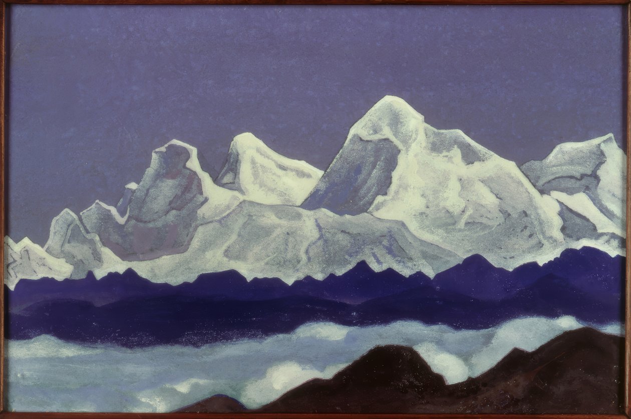 Mount Everest / maleri af N.K. Roerich af Nikolai Konstantinowitsch Roerich