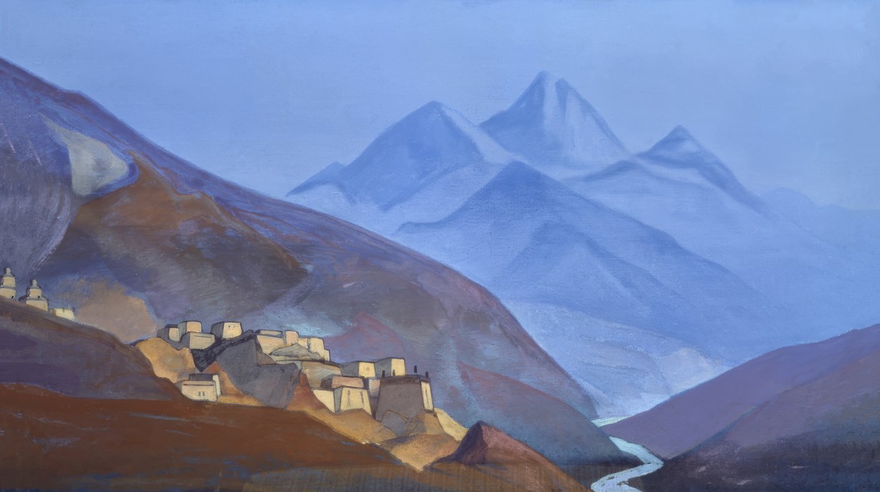 No.K.Roerich, Lahaul, Sen Himalaya af Nikolai Konstantinowitsch Roerich