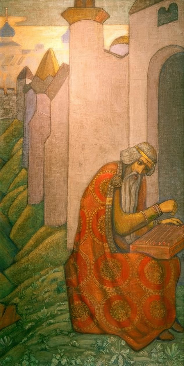 N.K. Roerich, slavisk digter (bayan) af Nikolai Konstantinowitsch Roerich