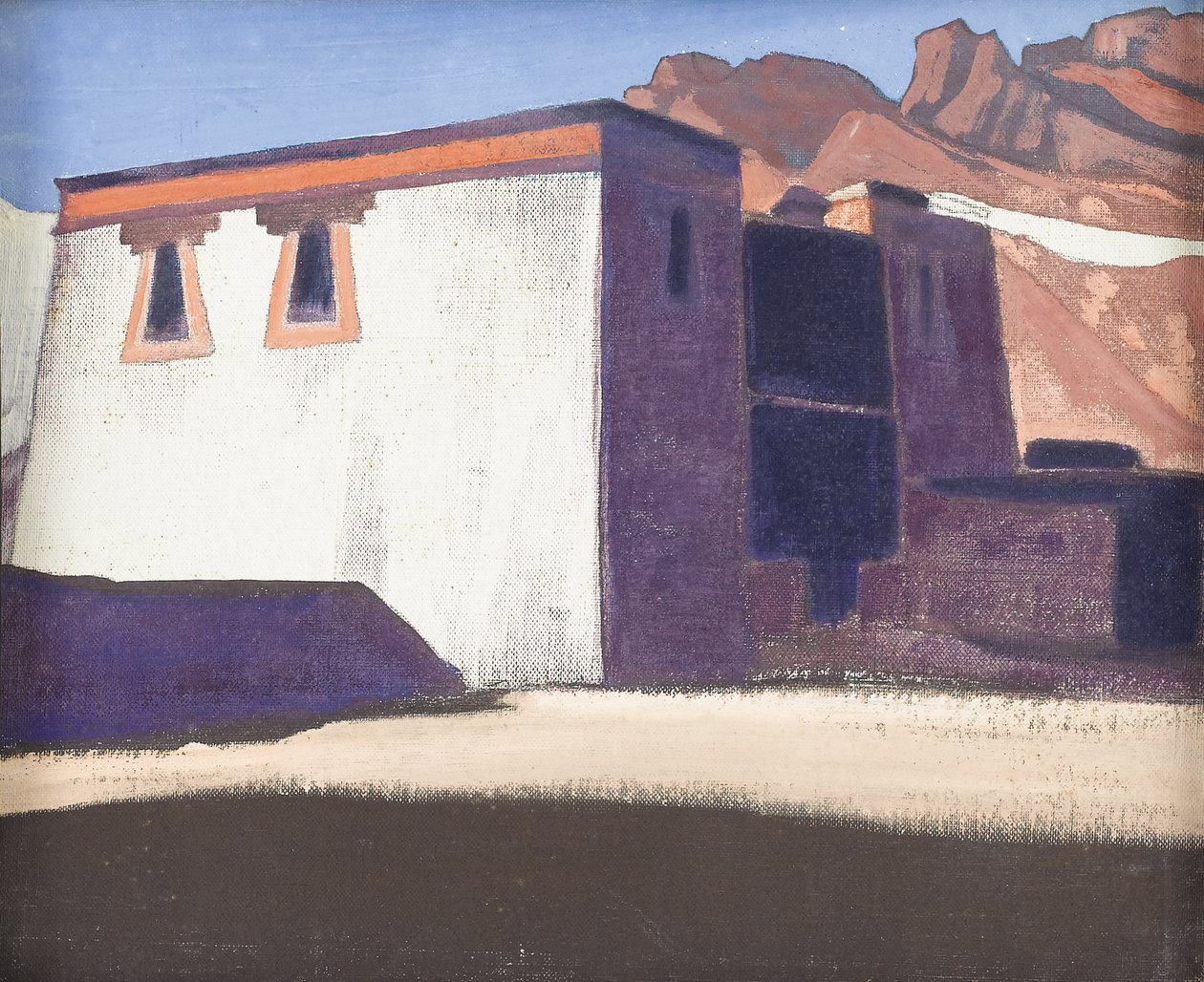 Sharugon Kloster, Tibet, 1928 af Nikolai Konstantinowitsch Roerich