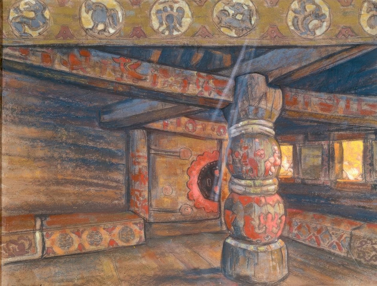 Yaroslavnas værelse af Nikolai Konstantinowitsch Roerich