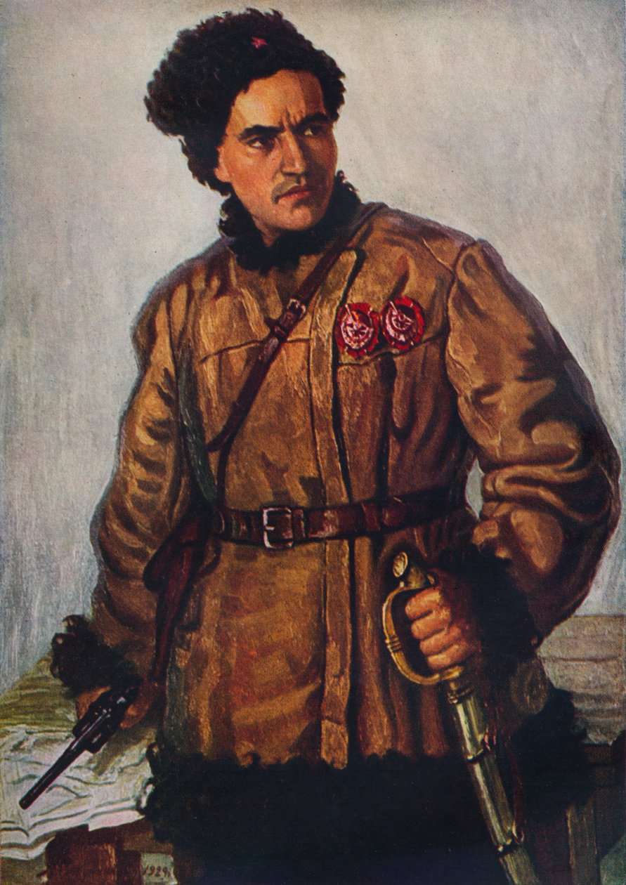 partisan A. G. Lunev, 1929 af Nikolai Strunnikov