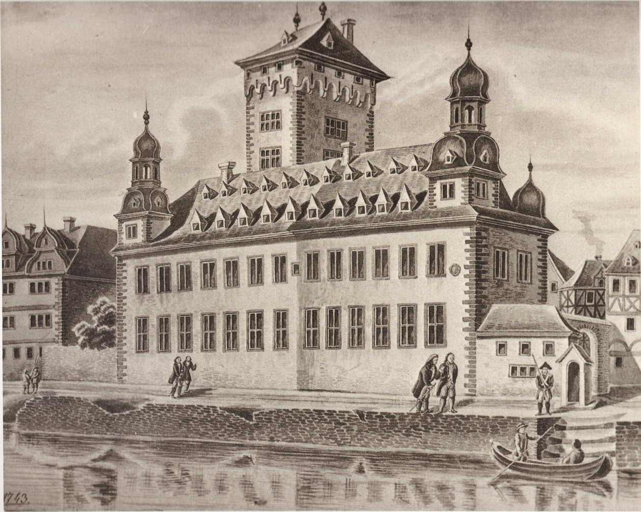 Kurfyrsteborgen som den var før 1811 af Nikolaus Schlad