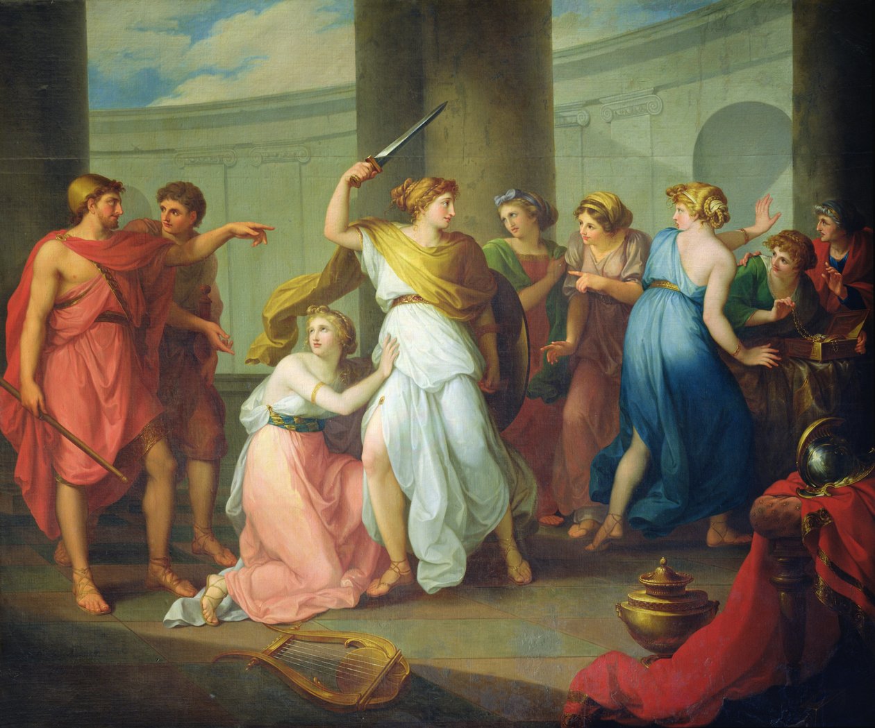 Achilleus anerkendt, 1799 af Nikolay Ivanovich Argunov