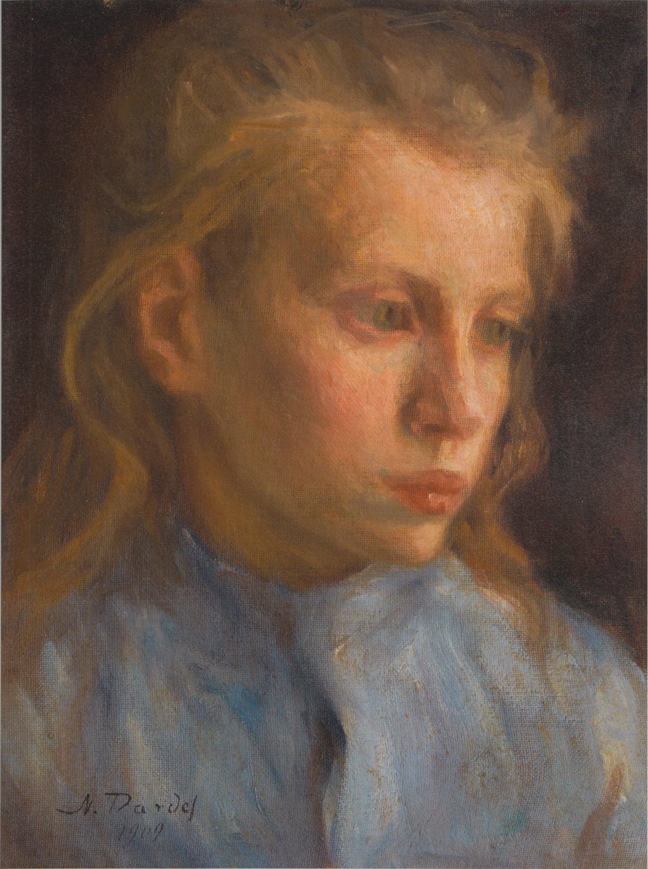Torparflicka (bondepige) af Nils von Dardel