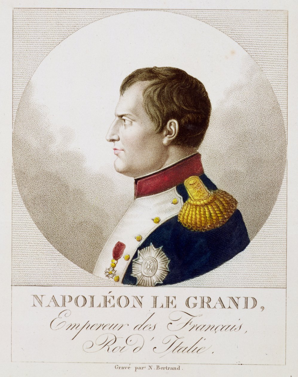 Portræt af Napoleon af Noel Francois Bertrand