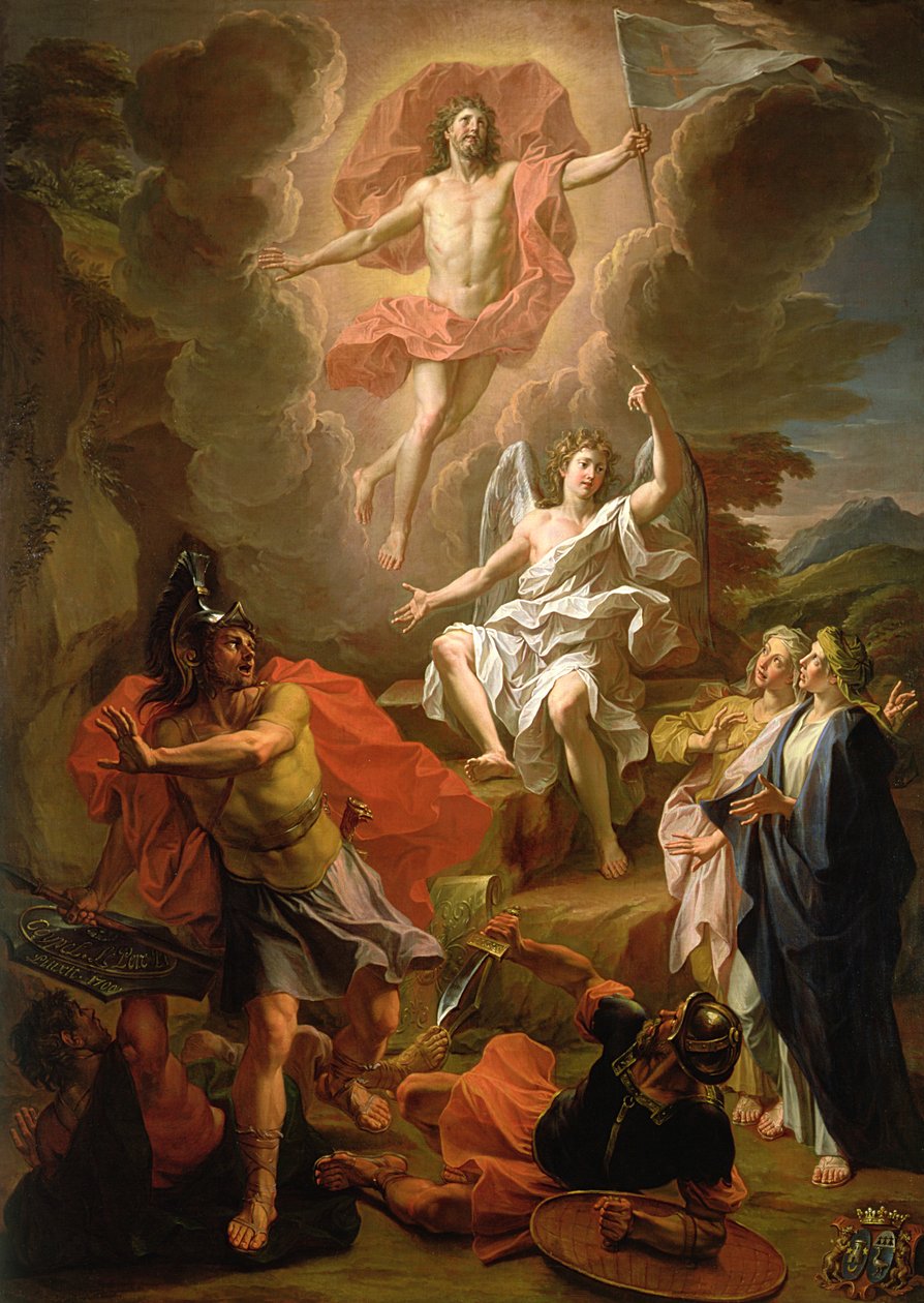 Kristi opstandelse, 1700 af Noël Coypel
