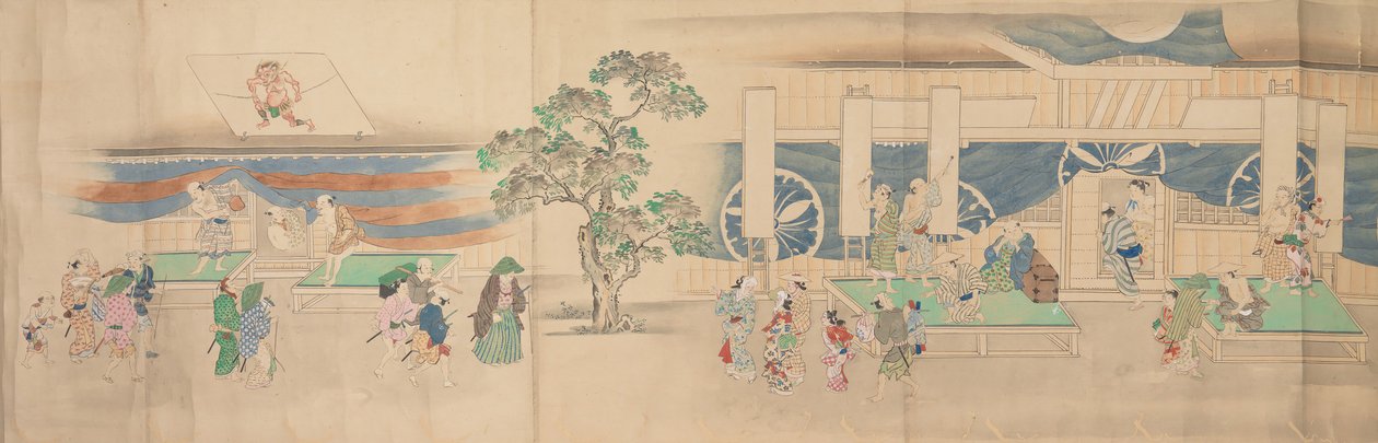 Cavyki Theatre, 1822. af Nonoyama Kozan
