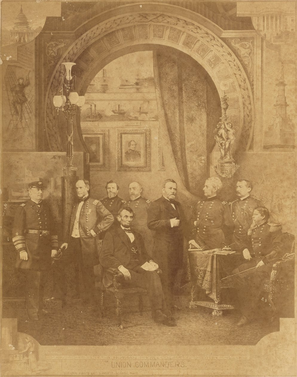 Unionens øverstbefalende af Notman Photograph Company