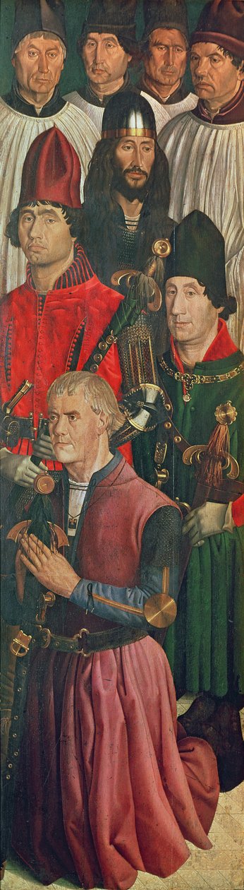 Ridderpanel, fra St. Vincents Polyptykon, c.1465 af Nuno Goncalves or Gonzalvez