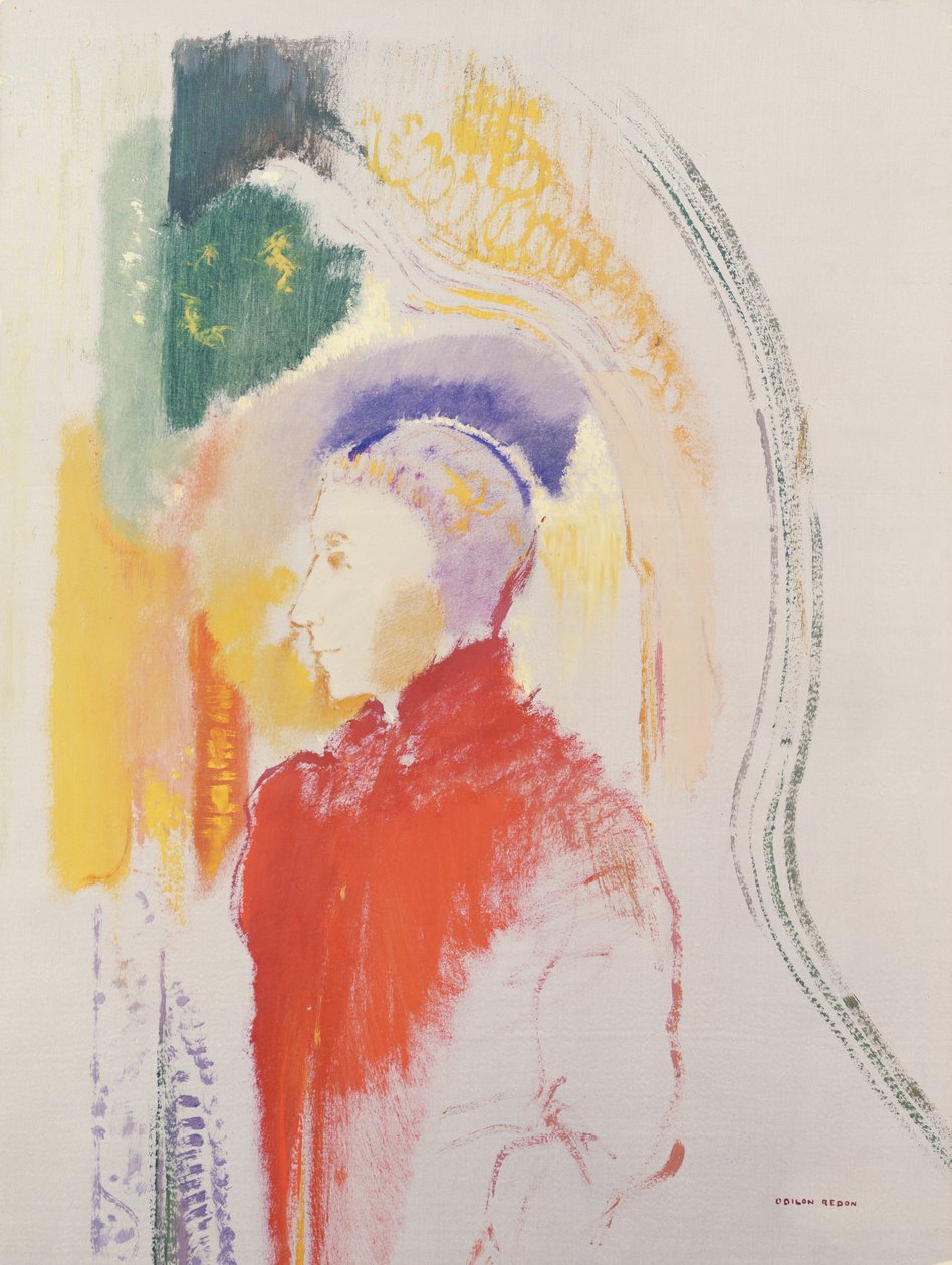 En figur af Odilon Redon